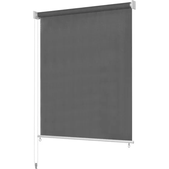 vidaXL udendørs rullegardin 120x140 cm - antracitgrå