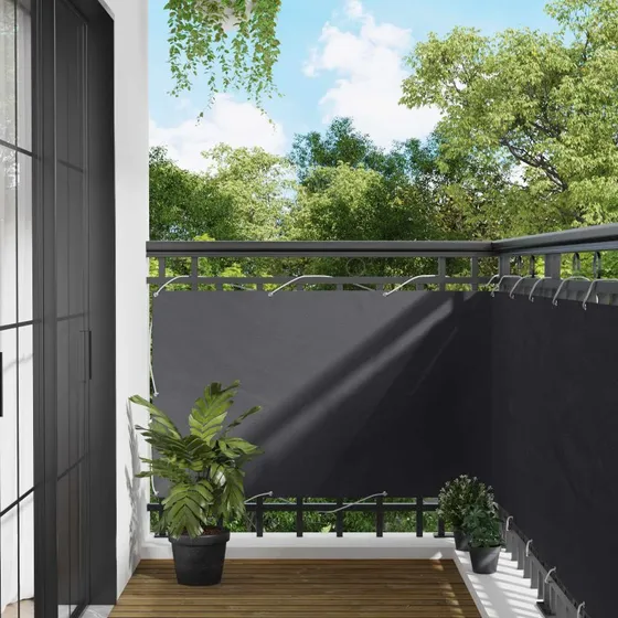 vidaXL Altanskærm Antracit 100 x 200 cm Oxford-stof