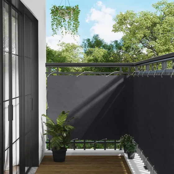vidaXL Altanskærm Antracit 110x500 cm Oxford-stof