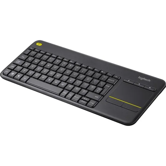 Logitech K400 Plus trdlst touch-tastatur, sort
