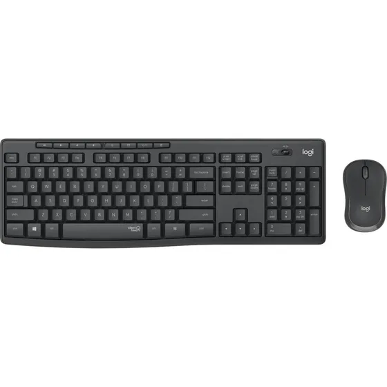 Logitech MK295 Silent trdlst tastatur + mus, grafit (CZ QWERTZ)