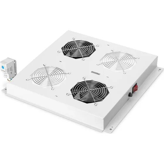 DIGITUS DN-19 FAN-2-N 19" rackblserbakke 2 blsere lysegr
