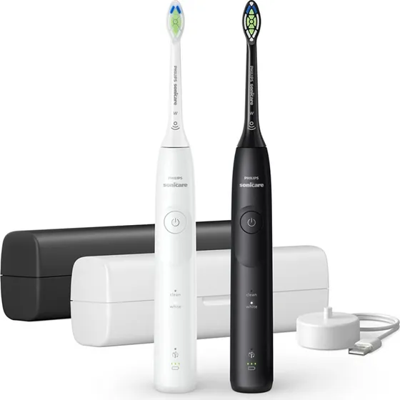 Philips Sonicare Series 5500 HX7119/02 - 2 hndtag (hvid/sort)