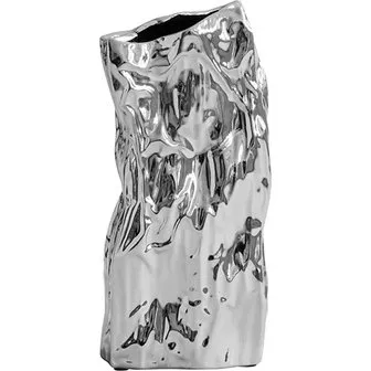 101 Copenhagen Kami Vase Medio 35x16 cm Krom