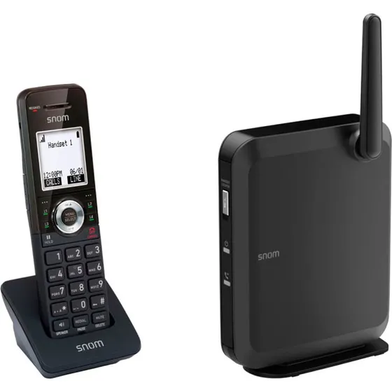 snom M110SC DECT VoIP trdls telefon, sort