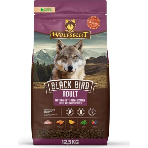 WOLFSBLUT Black Bird Kalkun 12,5 kg