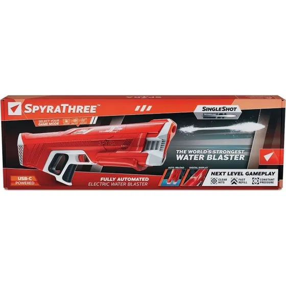 Spyra Three Rd  Genopladelig vandpistol