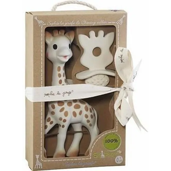 Sophie la Girafe So'Pure gavesæt 18 cm + bidering