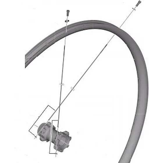 Shimano eger 300 mm til 29" hjul WH-M8000
