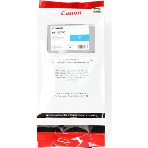 Canon PFI-207 (8790B001) Cyan 300 ml
