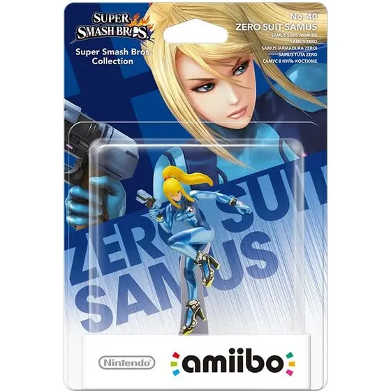 Nintendo Amiibo Zero Suit Samus – Super Smash Bros.