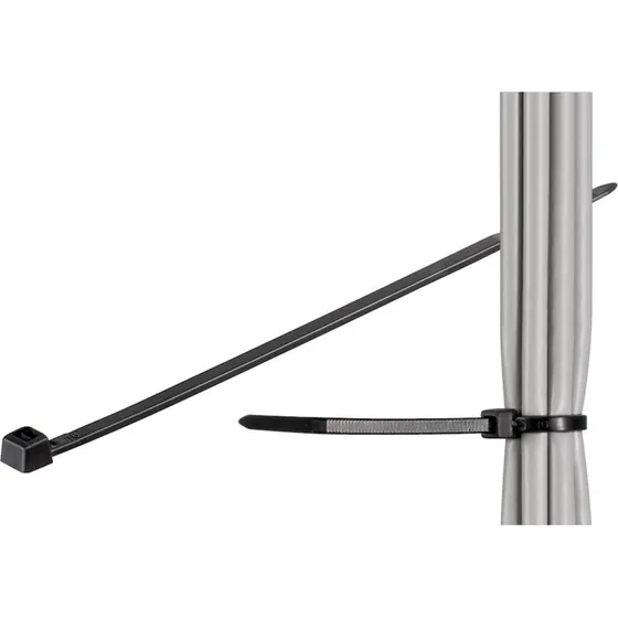 Pro kabelbindere 2,5 mm x 100 mm, sort (100 stk)