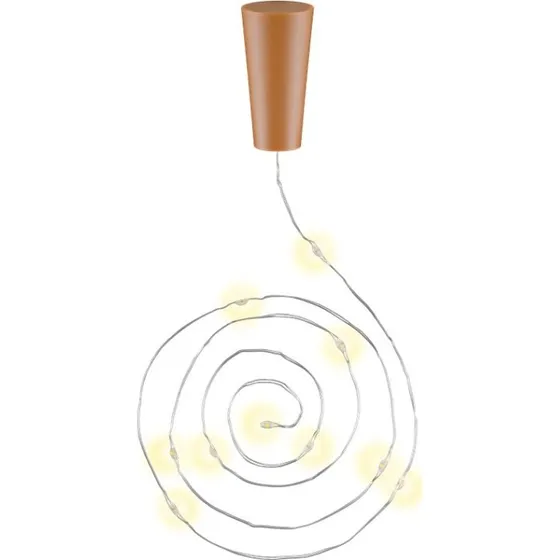 Goobay 3x10 LED flaskelys med timer