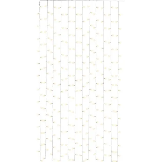 Goobay 300 LED-lysgardin 3 m, varm-hvid, USB & batteridrift