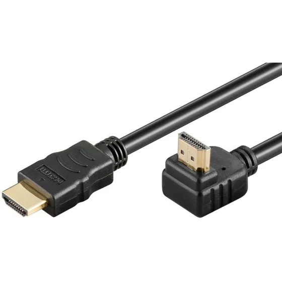 Goobay HDMI 3 m hjhastighedskabel 90 med Ethernet