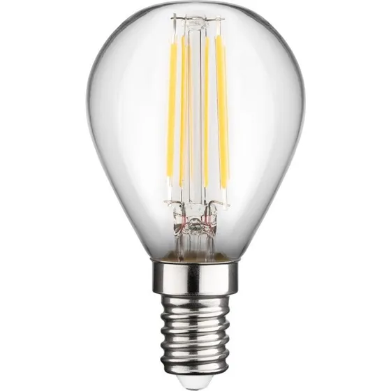 Goobay Filament-LED mini globe E14 4W 2700K varm hvid