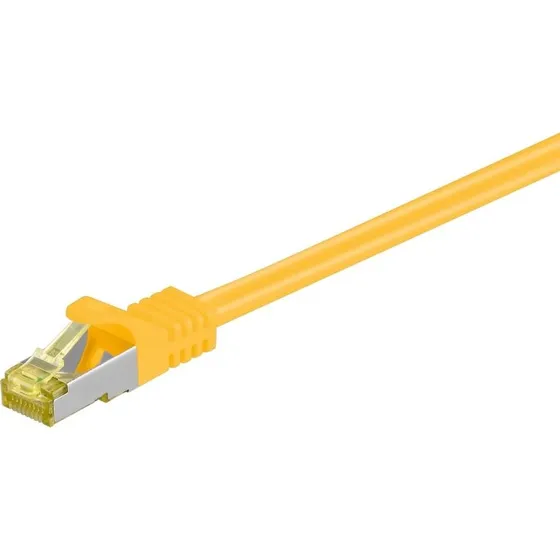 Goobay CAT7 S/FTP netværkskabel RJ45 1 m gul LSZH