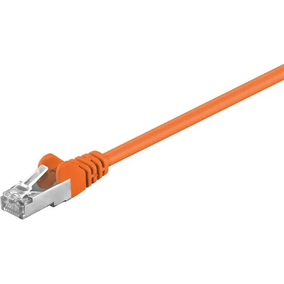 Goobay Netvrkskabel CAT5e F/UTP 5 m, orange (CCA)