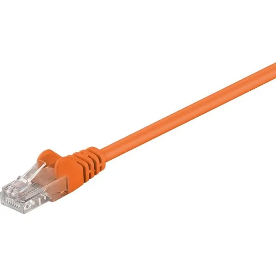 Goobay CAT5e netvrkskabel U/UTP, orange 2 m (CCA)
