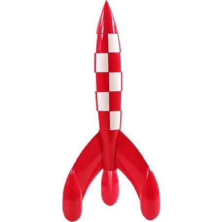 Tintin Rumraket Statue 30 cm