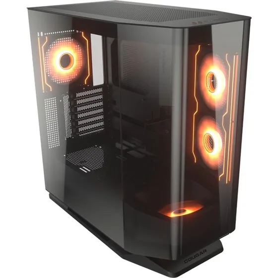 COUGAR FV270 RGB Midi Tower – sort (hærdet glas)