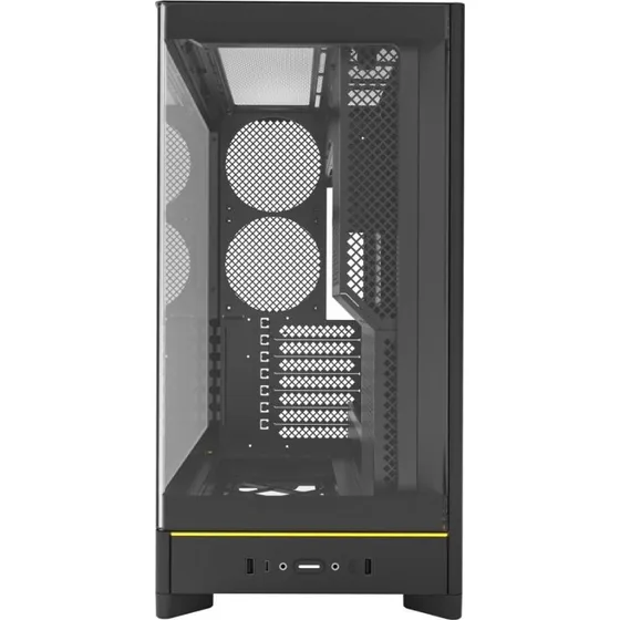 Montech HS02 Miditower kabinet, sort