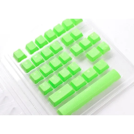 Ducky Rubber keycaps, grn (st med 31)