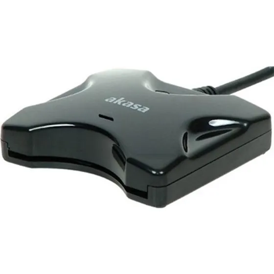 AKASA ekstern Smart Card-lser USB-A, sort