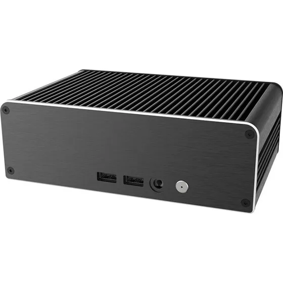 Akasa MaxWell Pro  passivt Mini-ITX kabinet, sort aluminium