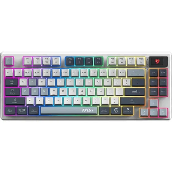 MSI FORGE GK600 TKL Wireless SKY - Mekanisk RGB USB/Bluetooth