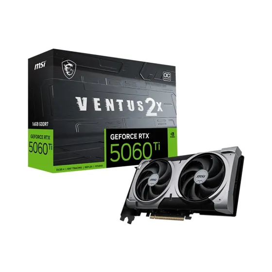 MSI VENTUS GeForce RTX 5060 Ti 16GB 2X OC PLUS White