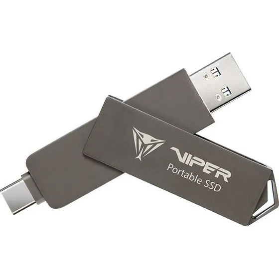 Patriot Viper PVP30 512GB USB-C USB 3.2 Gen 1 - Sort