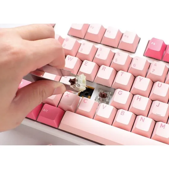 Ducky One 3 TKL Mekanisk RGB Tastatur  Pink (QWERTY)