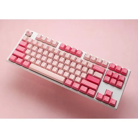 Ducky One 3 TKL Gossamer Pink  Mekanisk USB, US (87 taster)