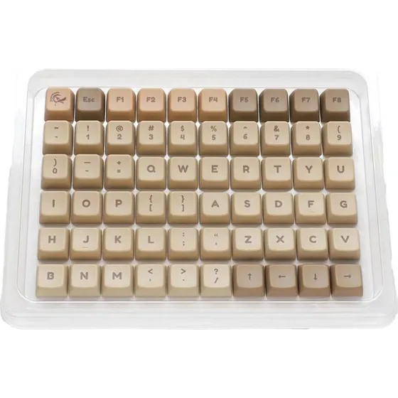 Ducky DCA132 PBT tastaturcaps, elfenben (Dye Sublimation)