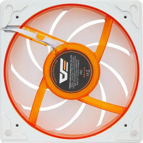 DarkFlash DE8 120mm ARGB-blser  Hvid