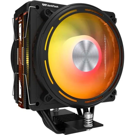 Darkflash E400 PLUS aktiv CPU-kler - sort (dual-fan)