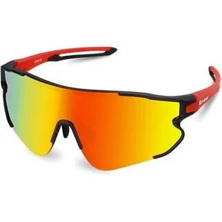 West Biking Polariserede Sport Solbriller - Rød