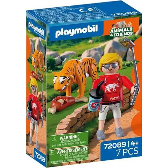 Playmobil Zoo: Tiger og besøgende, 7 dele