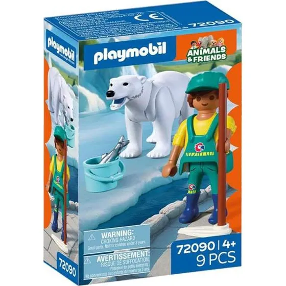 PLAYMOBIL - Zoo: Isbjørn og dyrepasser