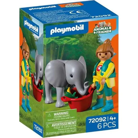 Playmobil - Zoo: Babyelefant og dyrepasser
