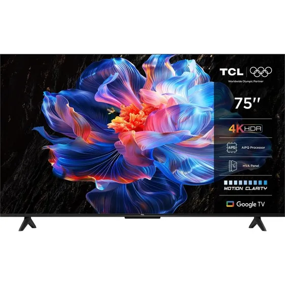 TCL 75P69K 75" 4K UHD Google TV - sort