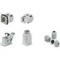 HDC Industristik Komplet HA03 metal chassishus 3-polet 16A IP65