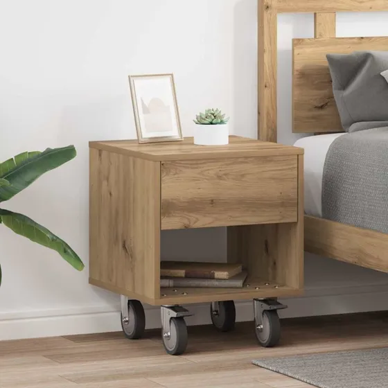 Sengebord 2 stk Artisan ege-look 40,5 x 40 x 48 cm