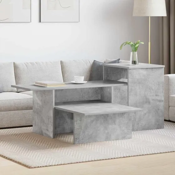 Konsolbord Betongrå 92 x 35 x 38,5 cm – Minimalistisk design