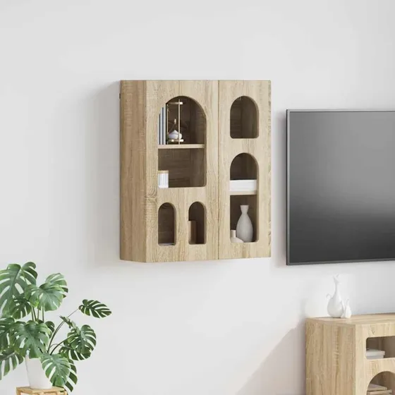 Hængeskab Sonoma eg 59 x 20 x 71,5 cm – vægmonteret