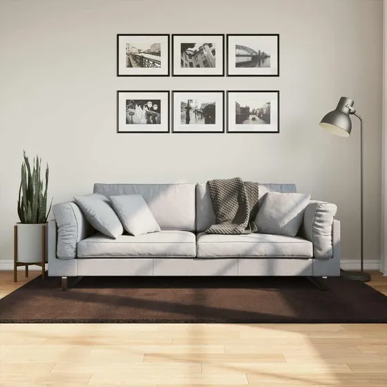 Huarte Områdetæppe 170 x 120 cm Brun - Polyester