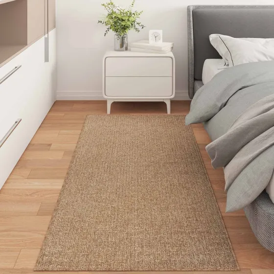 Områdetæppe Agira 150 x 80 cm – natur