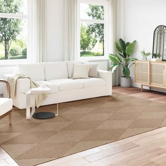 Agira Områdetæppe natur 280x200 cm - polyester