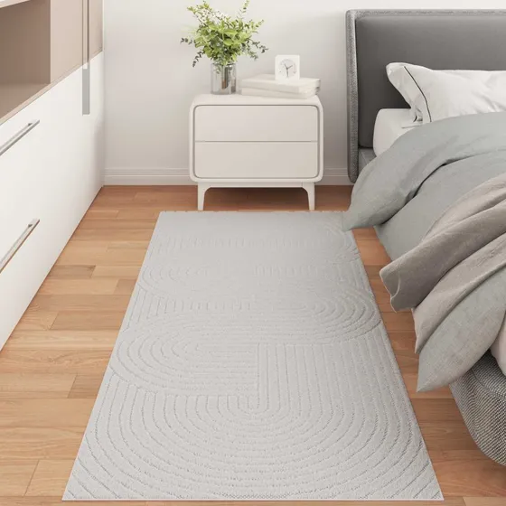 Områdetæppe Palmeras Creme 200x80 cm